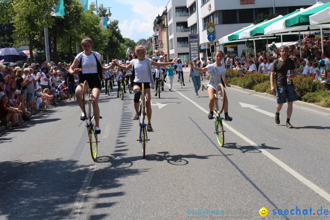 70. Seehasenfest mit Umzug: Friedrichshafen am Bodensee, 15.07.2018