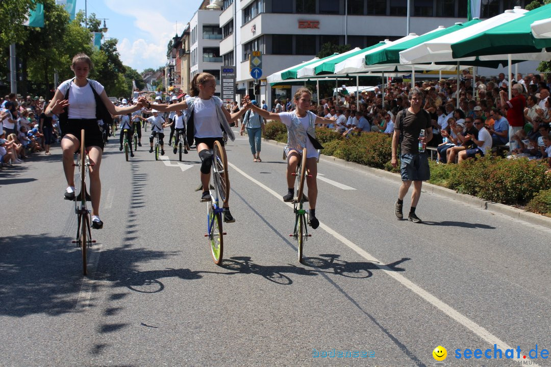 70. Seehasenfest mit Umzug: Friedrichshafen am Bodensee, 15.07.2018