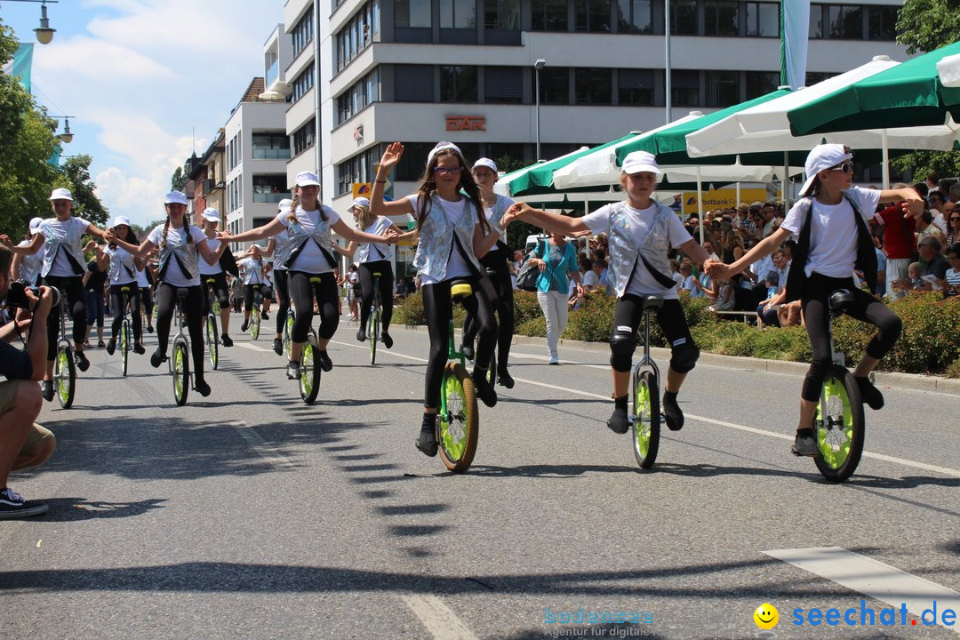 70. Seehasenfest mit Umzug: Friedrichshafen am Bodensee, 15.07.2018