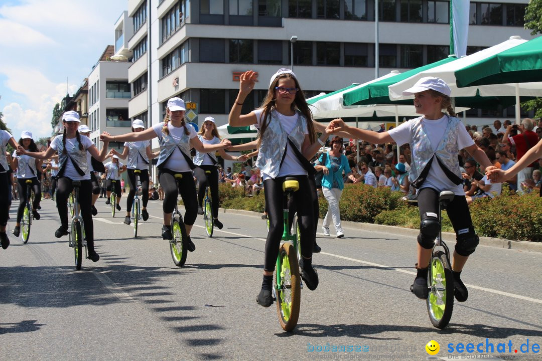 70. Seehasenfest mit Umzug: Friedrichshafen am Bodensee, 15.07.2018