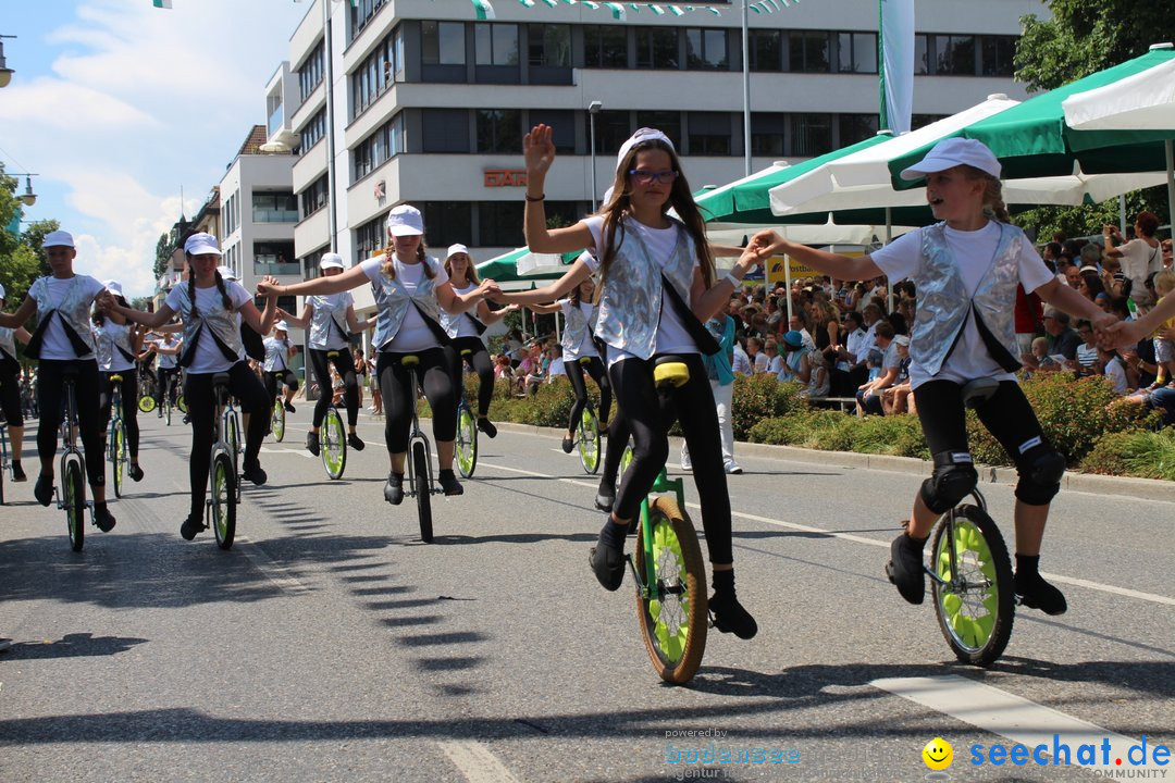 70. Seehasenfest mit Umzug: Friedrichshafen am Bodensee, 15.07.2018