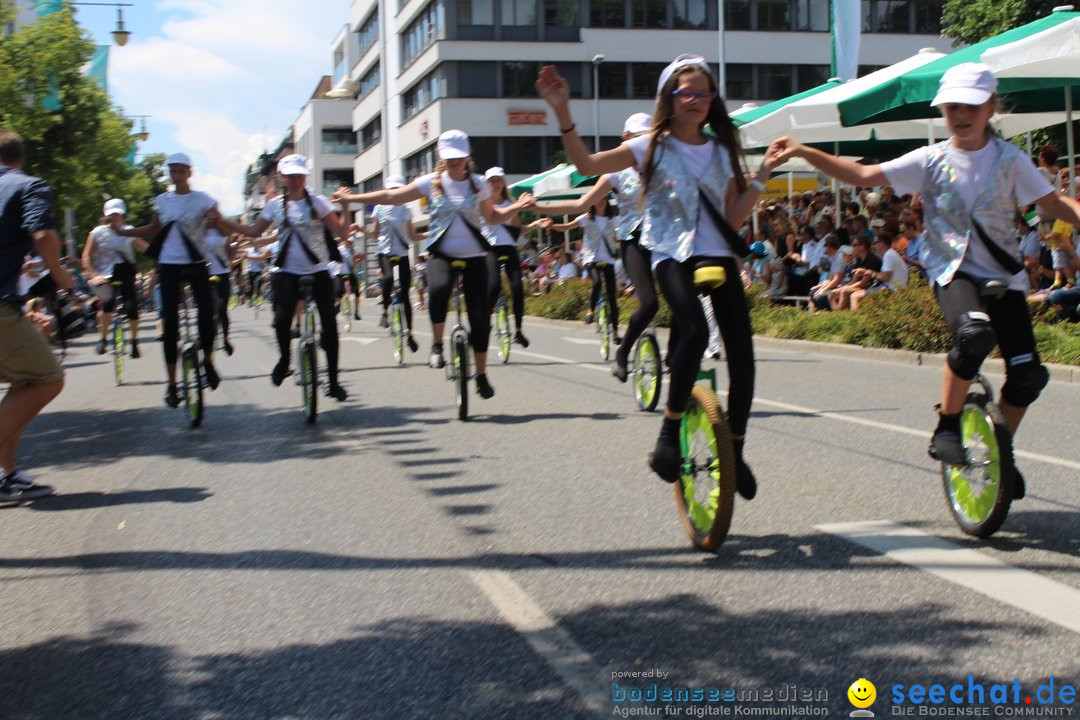 70. Seehasenfest mit Umzug: Friedrichshafen am Bodensee, 15.07.2018