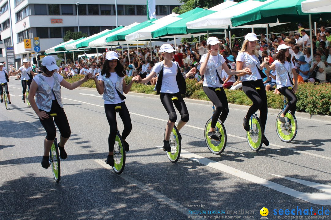 70. Seehasenfest mit Umzug: Friedrichshafen am Bodensee, 15.07.2018