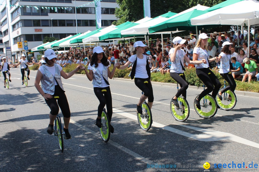 70. Seehasenfest mit Umzug: Friedrichshafen am Bodensee, 15.07.2018