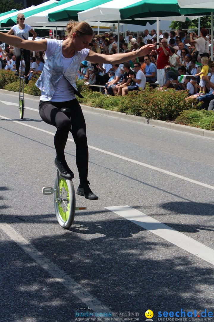 70. Seehasenfest mit Umzug: Friedrichshafen am Bodensee, 15.07.2018