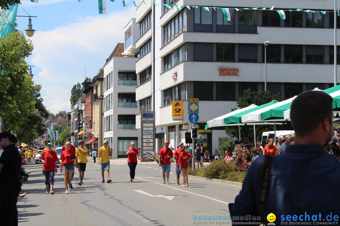 70. Seehasenfest mit Umzug: Friedrichshafen am Bodensee, 15.07.2018