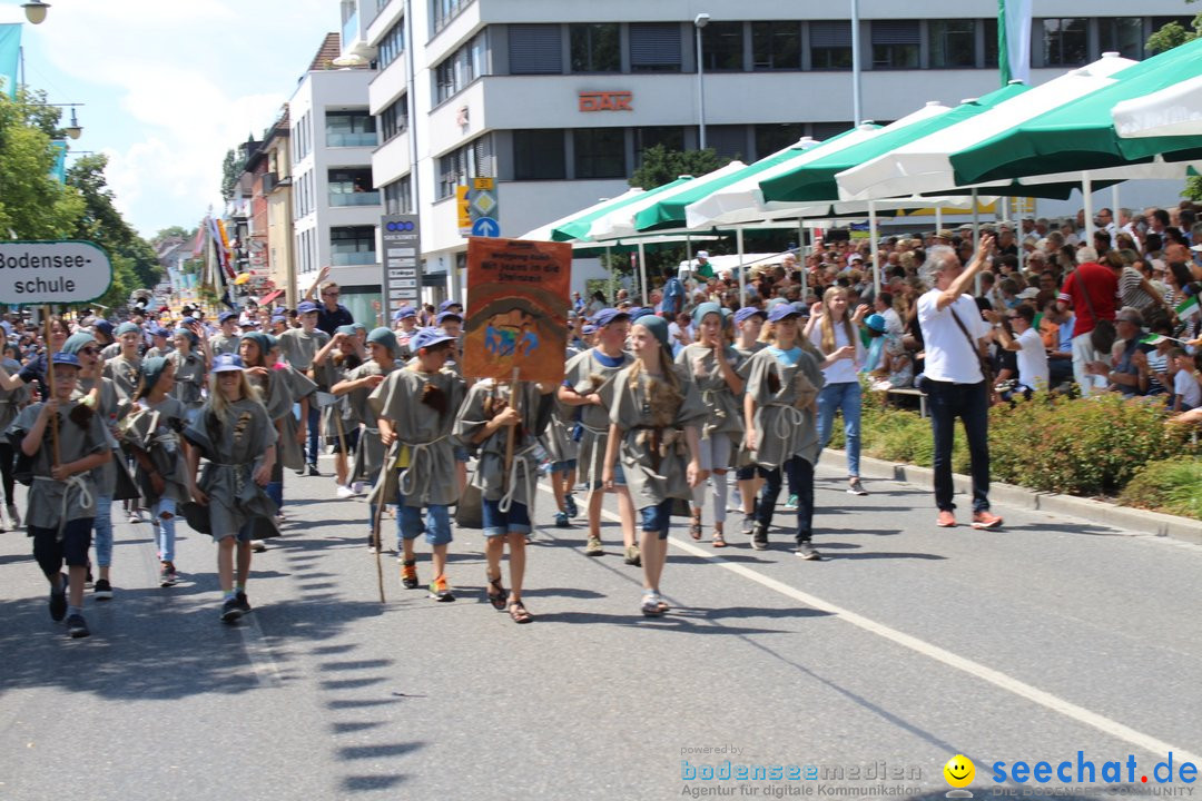 70. Seehasenfest mit Umzug: Friedrichshafen am Bodensee, 15.07.2018