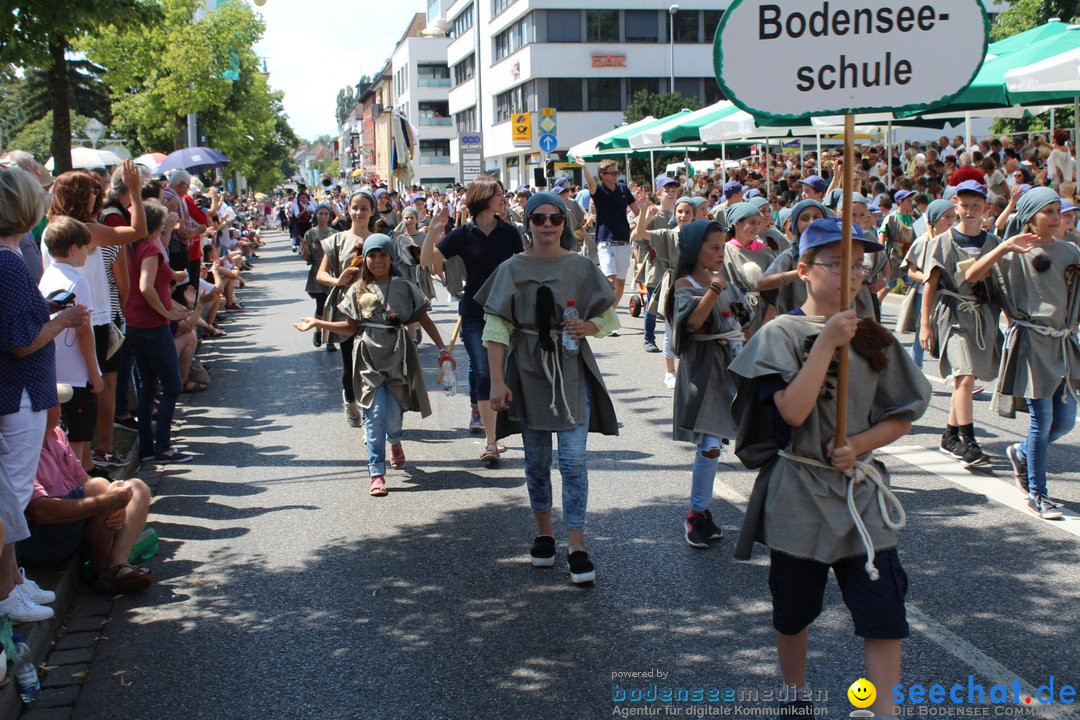 70. Seehasenfest mit Umzug: Friedrichshafen am Bodensee, 15.07.2018