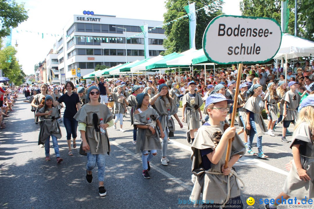 70. Seehasenfest mit Umzug: Friedrichshafen am Bodensee, 15.07.2018