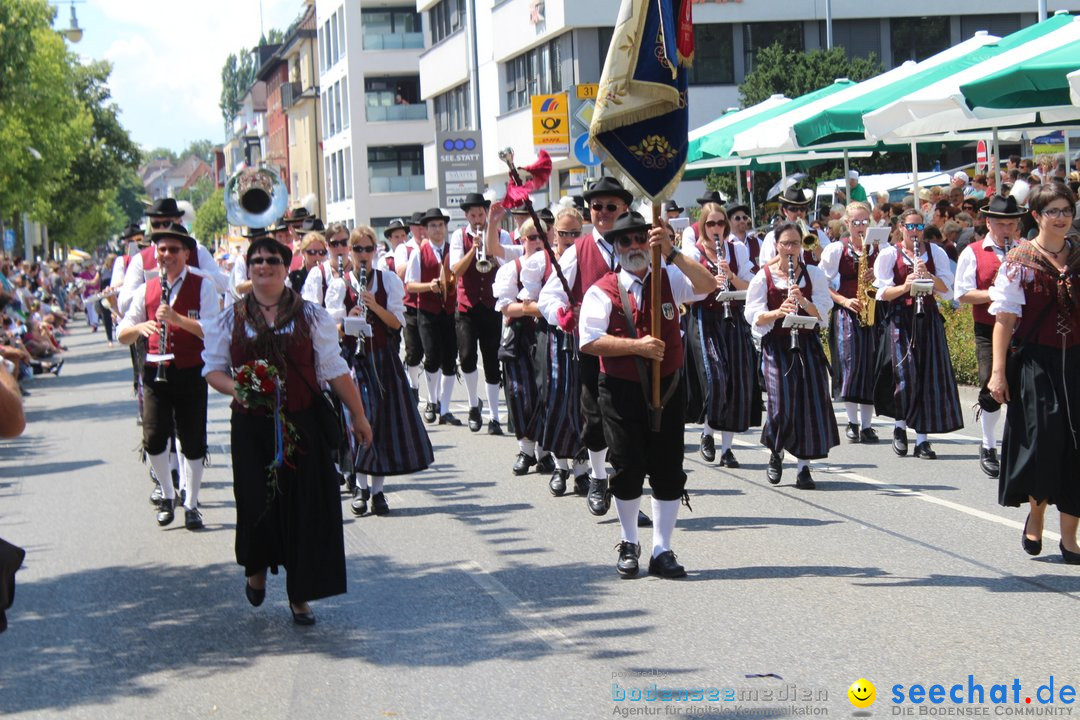 70. Seehasenfest mit Umzug: Friedrichshafen am Bodensee, 15.07.2018