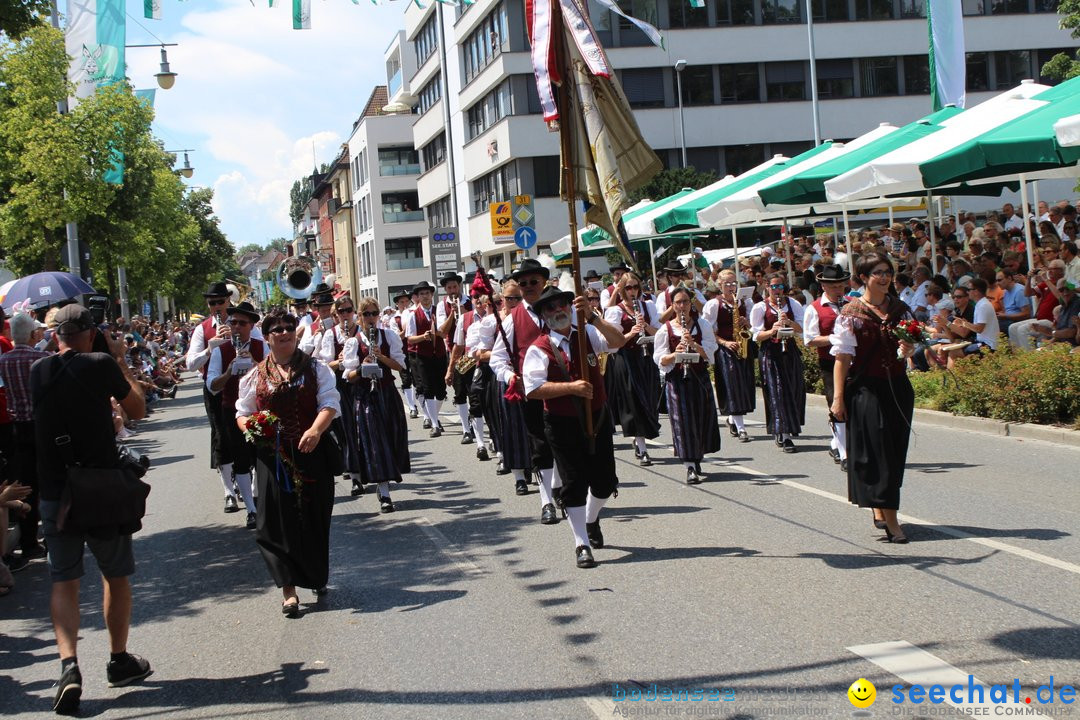 70. Seehasenfest mit Umzug: Friedrichshafen am Bodensee, 15.07.2018