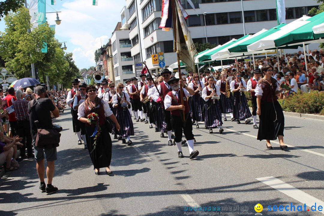 70. Seehasenfest mit Umzug: Friedrichshafen am Bodensee, 15.07.2018