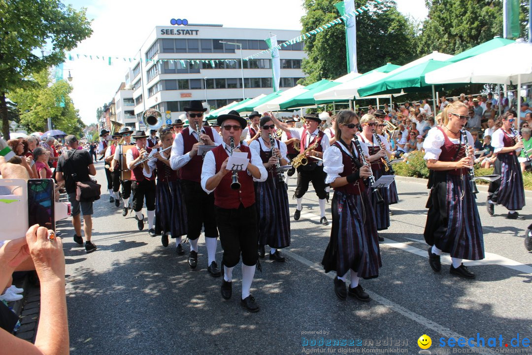 70. Seehasenfest mit Umzug: Friedrichshafen am Bodensee, 15.07.2018