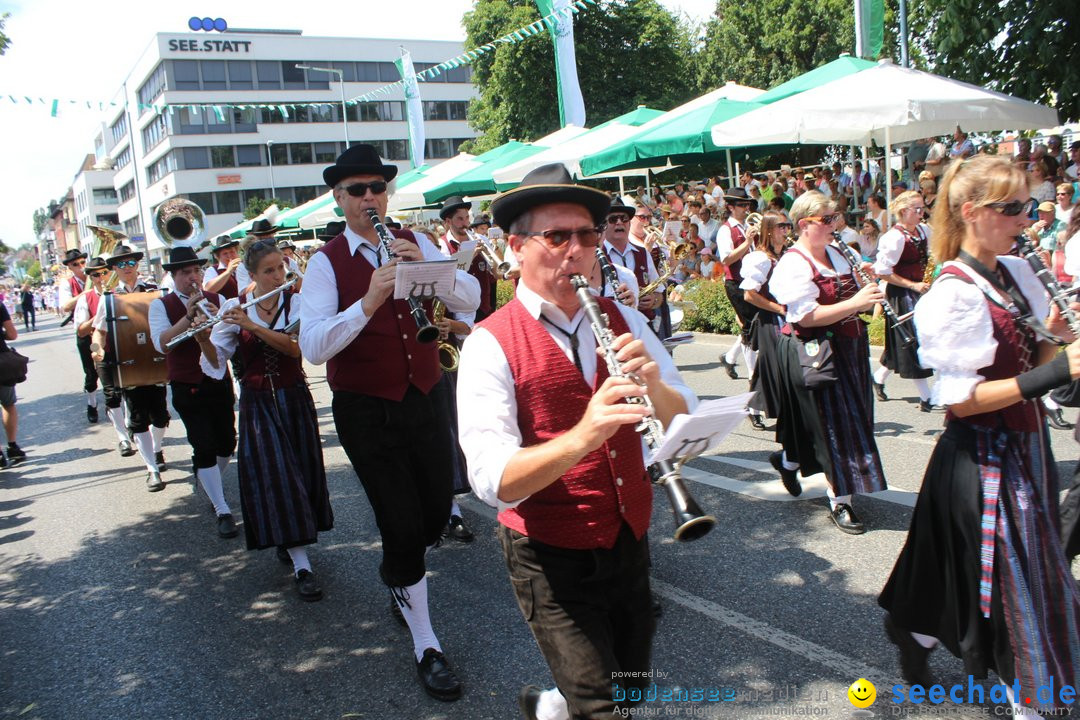 70. Seehasenfest mit Umzug: Friedrichshafen am Bodensee, 15.07.2018