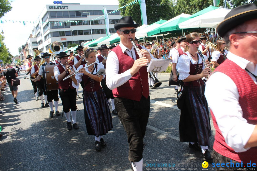 70. Seehasenfest mit Umzug: Friedrichshafen am Bodensee, 15.07.2018