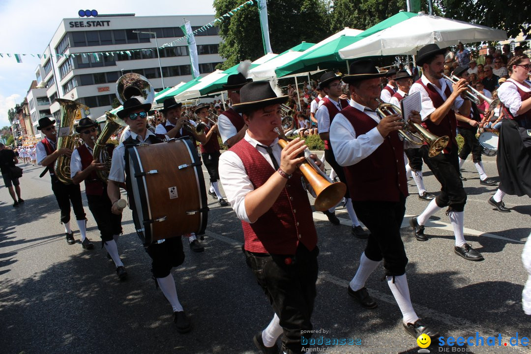 70. Seehasenfest mit Umzug: Friedrichshafen am Bodensee, 15.07.2018