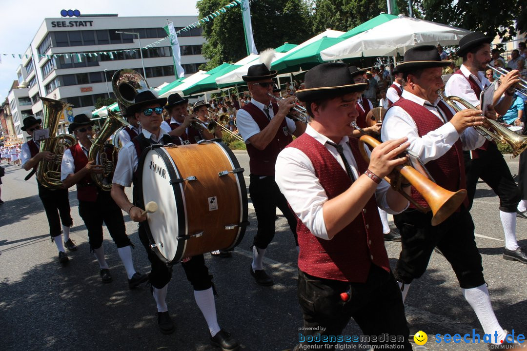 70. Seehasenfest mit Umzug: Friedrichshafen am Bodensee, 15.07.2018