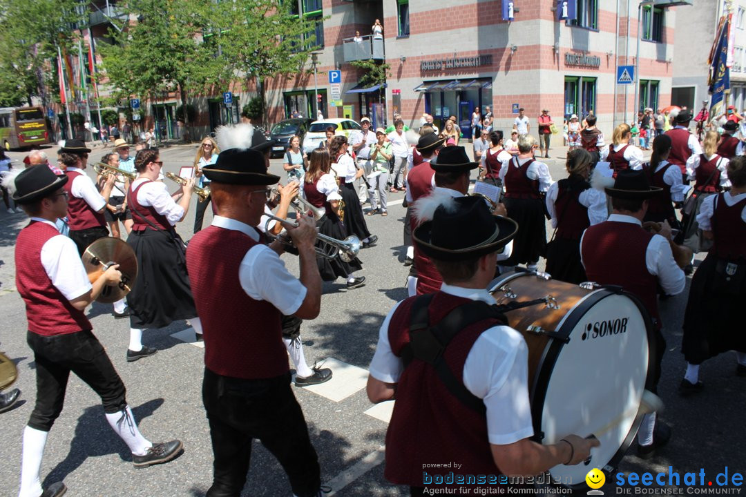 70. Seehasenfest mit Umzug: Friedrichshafen am Bodensee, 15.07.2018