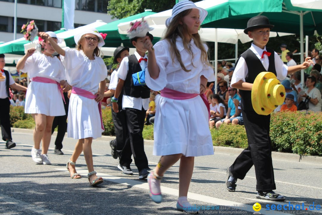 70. Seehasenfest mit Umzug: Friedrichshafen am Bodensee, 15.07.2018