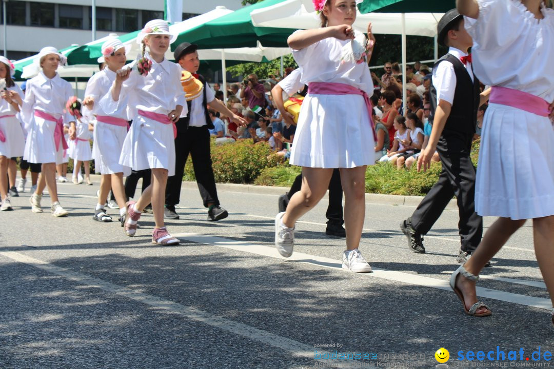 70. Seehasenfest mit Umzug: Friedrichshafen am Bodensee, 15.07.2018