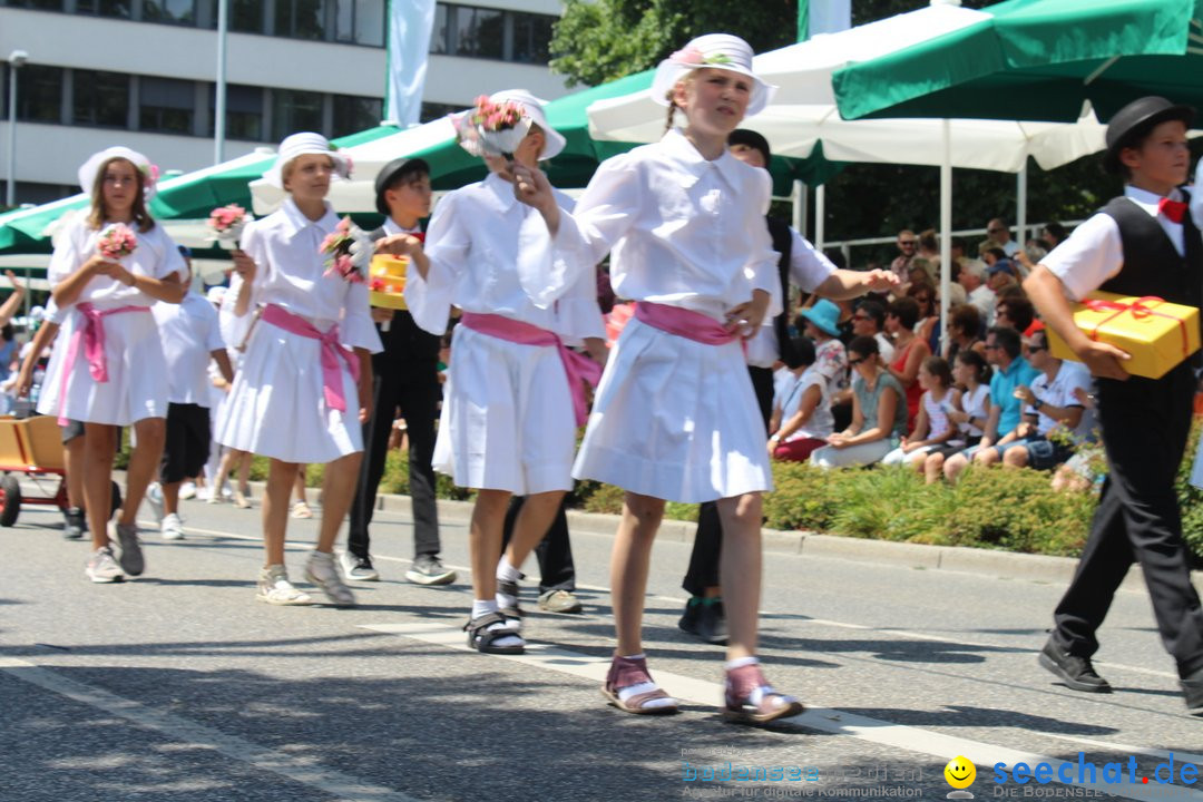 70. Seehasenfest mit Umzug: Friedrichshafen am Bodensee, 15.07.2018