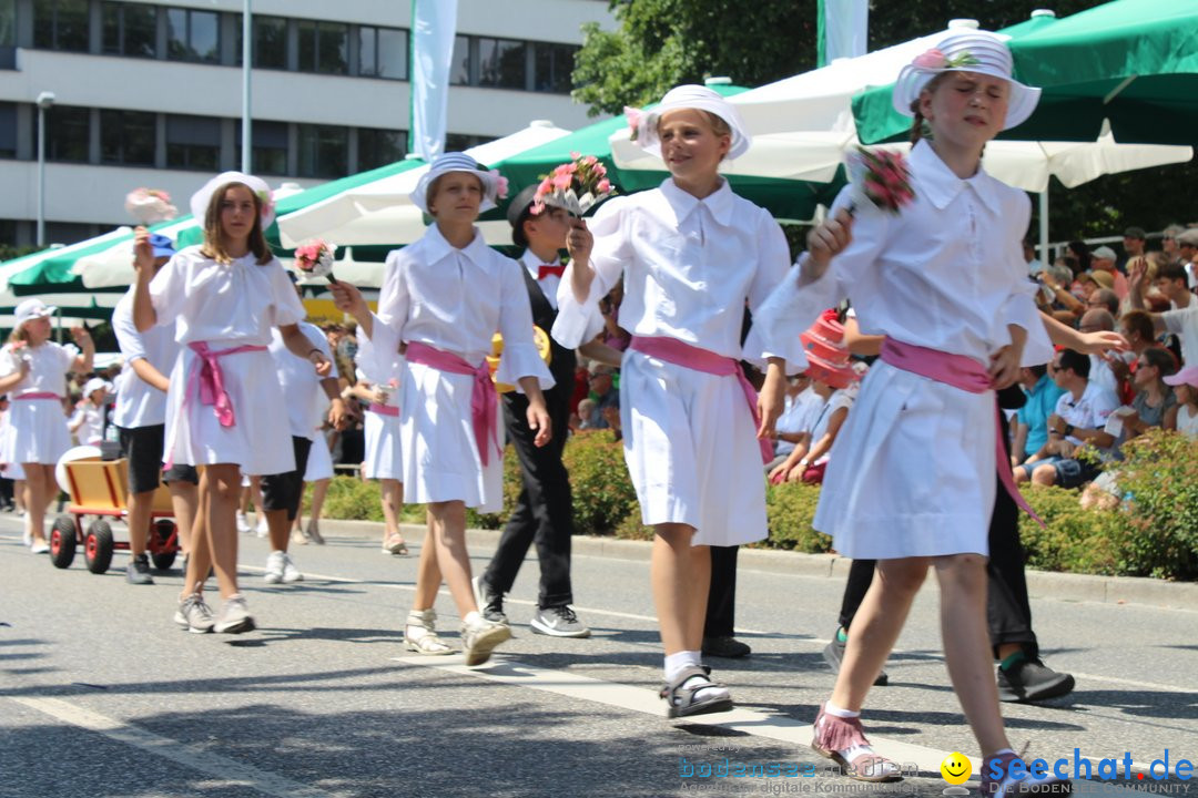 70. Seehasenfest mit Umzug: Friedrichshafen am Bodensee, 15.07.2018