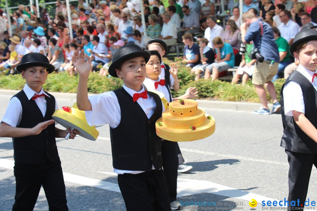 70. Seehasenfest mit Umzug: Friedrichshafen am Bodensee, 15.07.2018