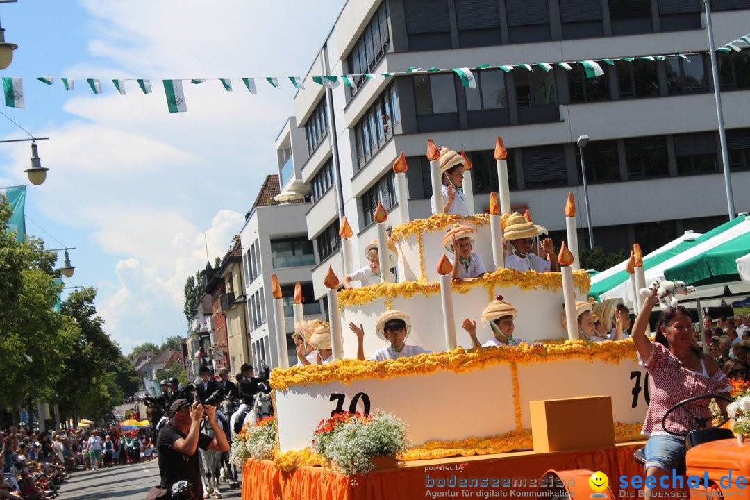 70. Seehasenfest mit Umzug: Friedrichshafen am Bodensee, 15.07.2018