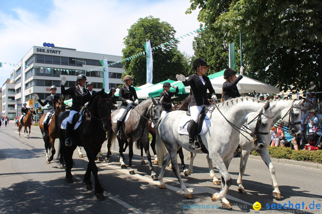 70. Seehasenfest mit Umzug: Friedrichshafen am Bodensee, 15.07.2018