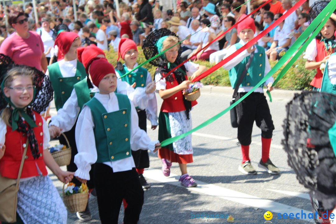 70. Seehasenfest mit Umzug: Friedrichshafen am Bodensee, 15.07.2018