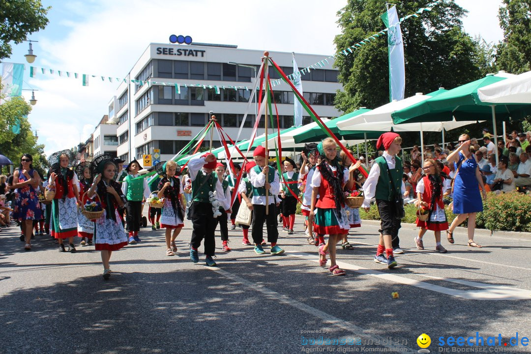 70. Seehasenfest mit Umzug: Friedrichshafen am Bodensee, 15.07.2018