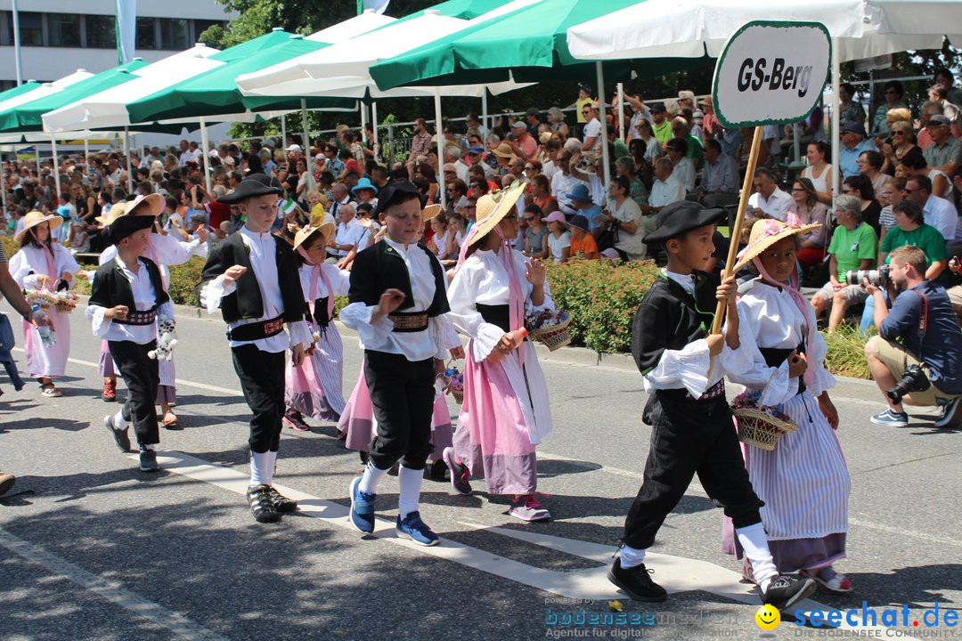 70. Seehasenfest mit Umzug: Friedrichshafen am Bodensee, 15.07.2018