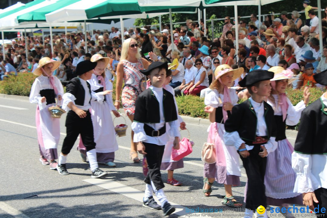 70. Seehasenfest mit Umzug: Friedrichshafen am Bodensee, 15.07.2018