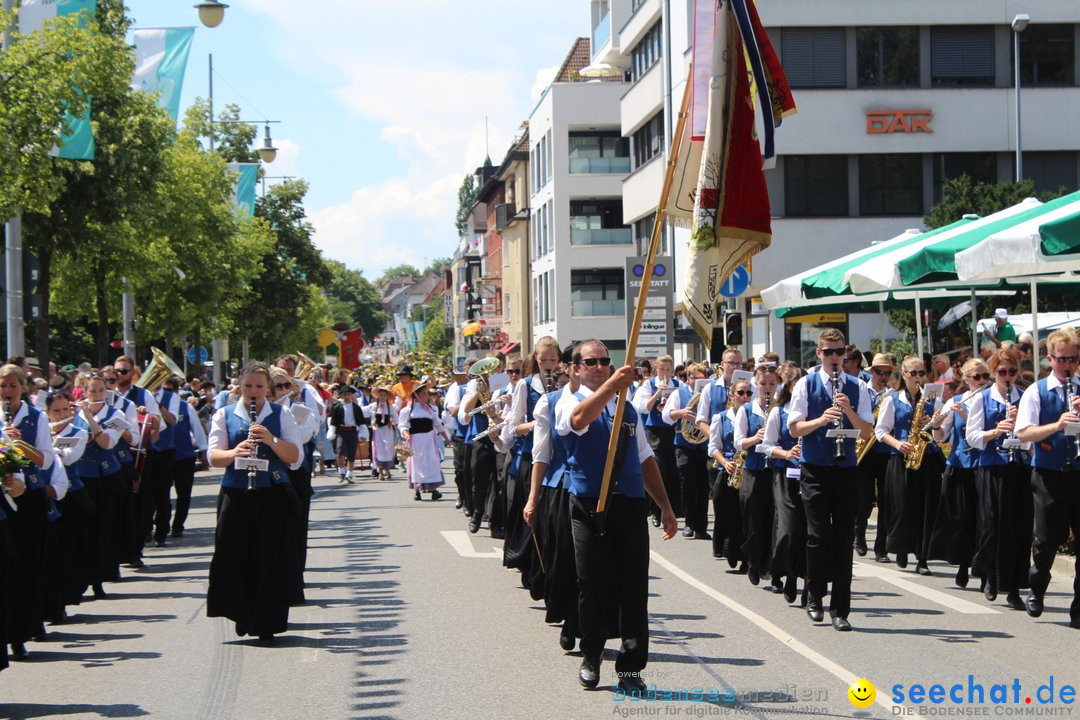 70. Seehasenfest mit Umzug: Friedrichshafen am Bodensee, 15.07.2018