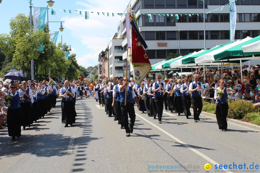 70. Seehasenfest mit Umzug: Friedrichshafen am Bodensee, 15.07.2018