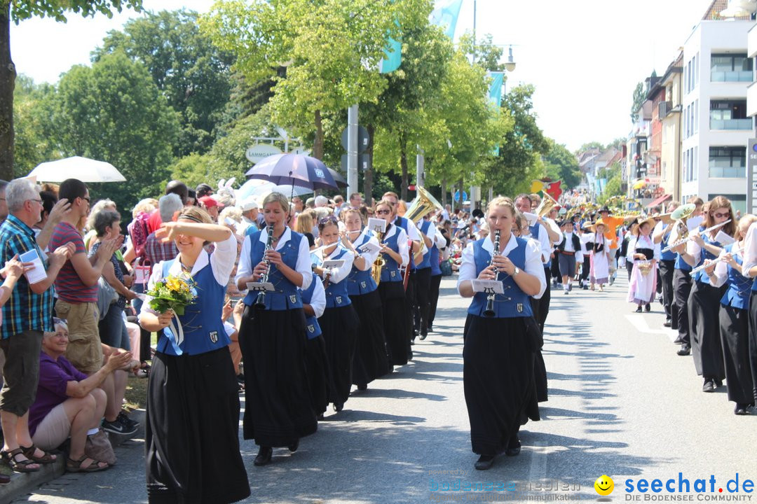 70. Seehasenfest mit Umzug: Friedrichshafen am Bodensee, 15.07.2018