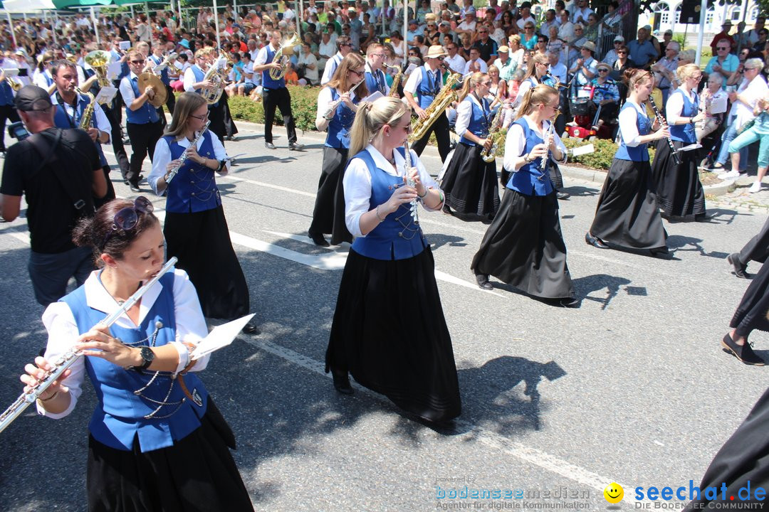 70. Seehasenfest mit Umzug: Friedrichshafen am Bodensee, 15.07.2018