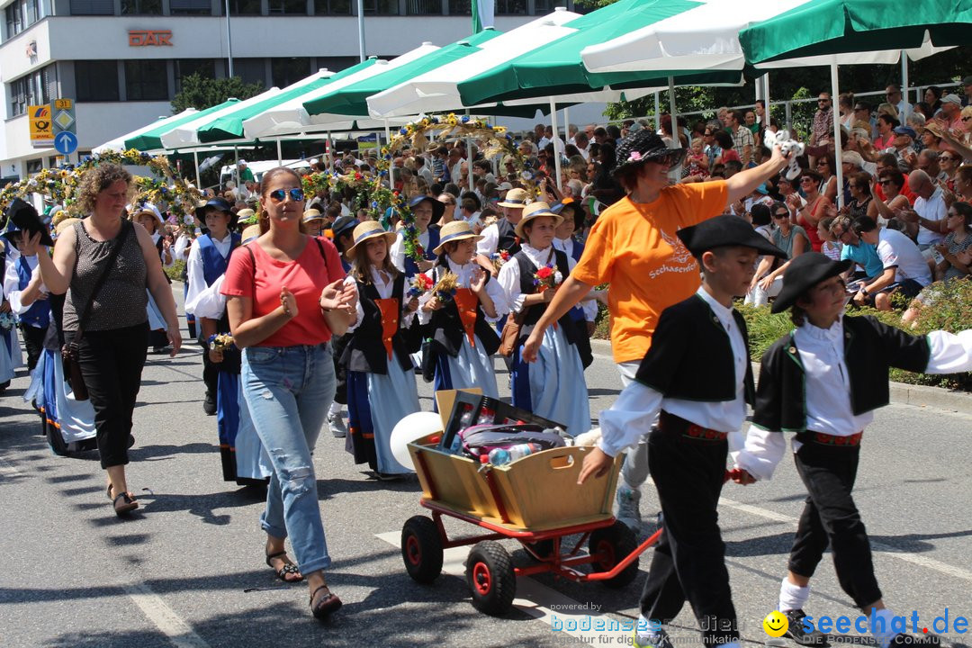 70. Seehasenfest mit Umzug: Friedrichshafen am Bodensee, 15.07.2018