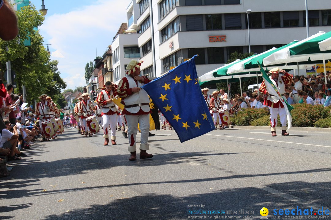 70. Seehasenfest mit Umzug: Friedrichshafen am Bodensee, 15.07.2018