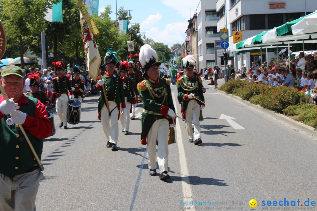 70. Seehasenfest mit Umzug: Friedrichshafen am Bodensee, 15.07.2018