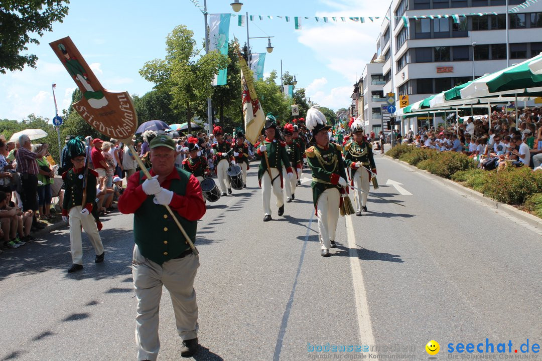 70. Seehasenfest mit Umzug: Friedrichshafen am Bodensee, 15.07.2018