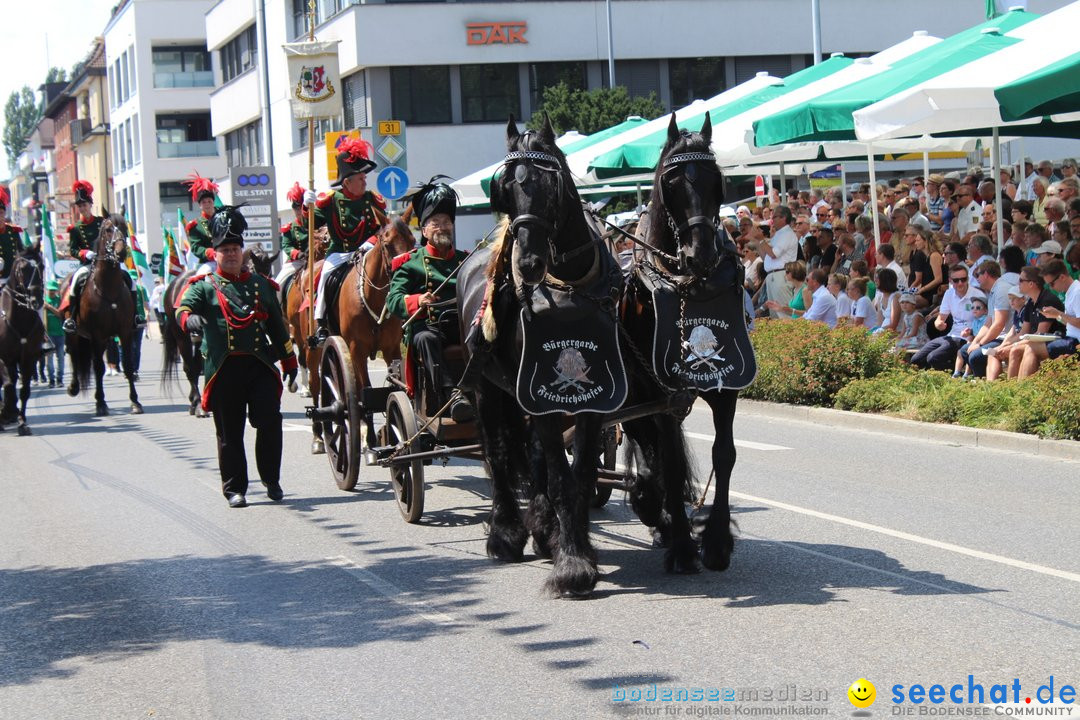 70. Seehasenfest mit Umzug: Friedrichshafen am Bodensee, 15.07.2018