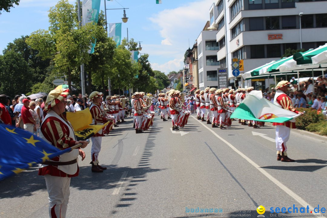 70. Seehasenfest mit Umzug: Friedrichshafen am Bodensee, 15.07.2018