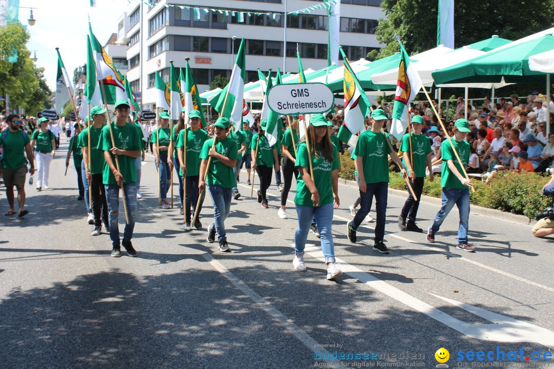 70. Seehasenfest mit Umzug: Friedrichshafen am Bodensee, 15.07.2018