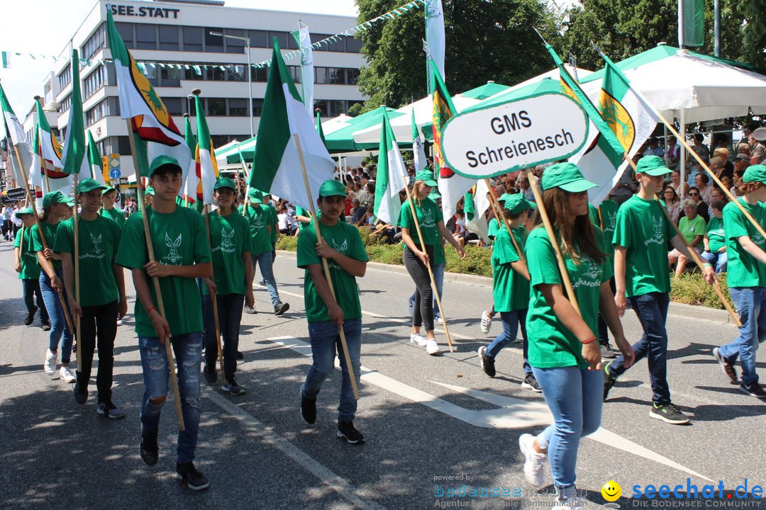 70. Seehasenfest mit Umzug: Friedrichshafen am Bodensee, 15.07.2018