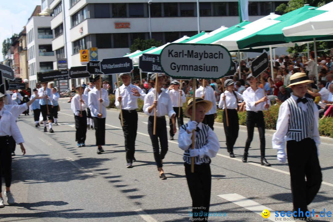 70. Seehasenfest mit Umzug: Friedrichshafen am Bodensee, 15.07.2018