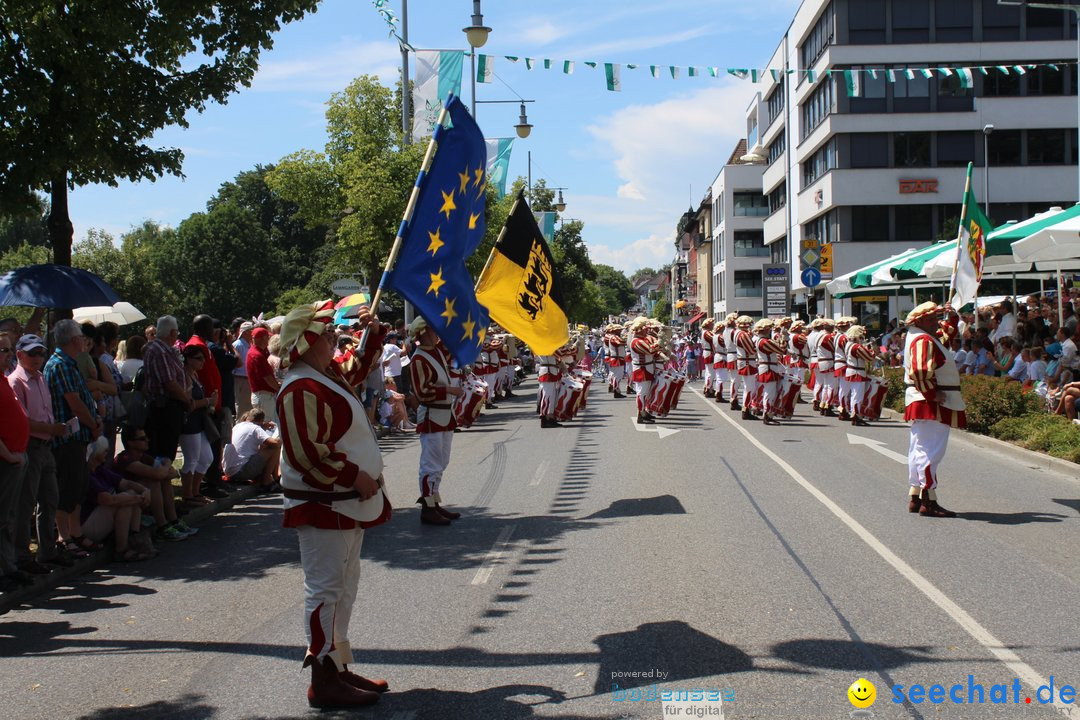 70. Seehasenfest mit Umzug: Friedrichshafen am Bodensee, 15.07.2018