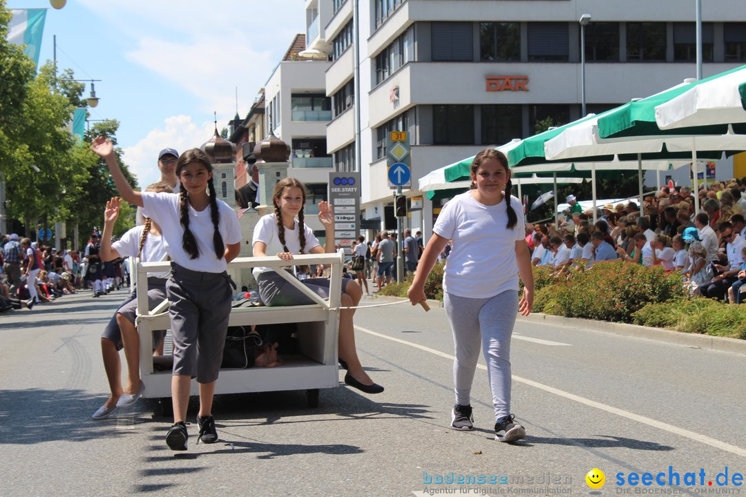 70. Seehasenfest mit Umzug: Friedrichshafen am Bodensee, 15.07.2018