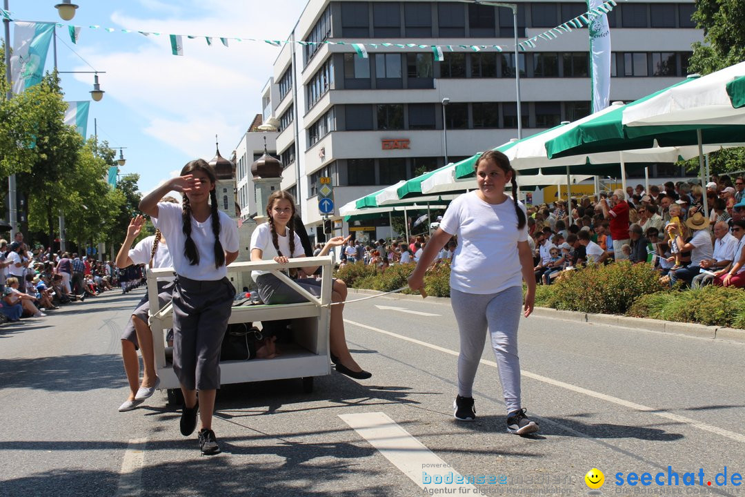 70. Seehasenfest mit Umzug: Friedrichshafen am Bodensee, 15.07.2018