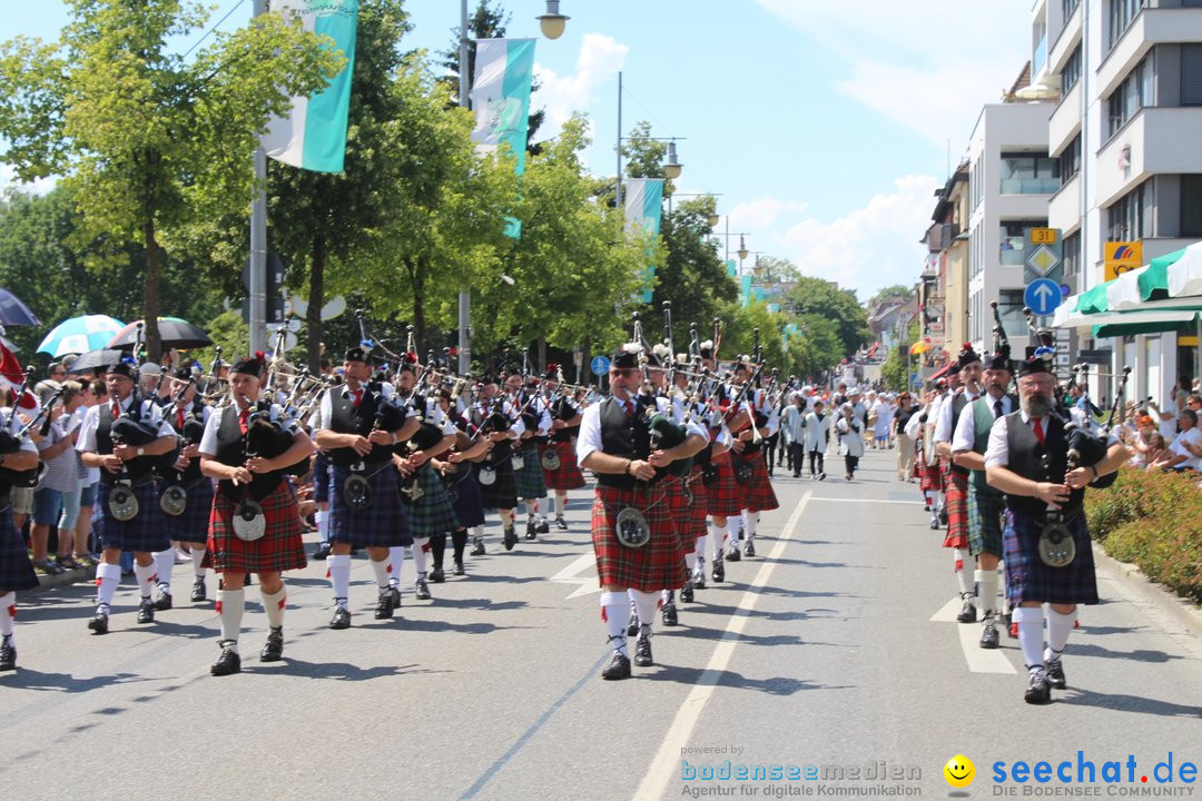 70. Seehasenfest mit Umzug: Friedrichshafen am Bodensee, 15.07.2018